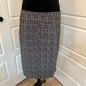 Zac & Rachel Black and White Pencil Skirt